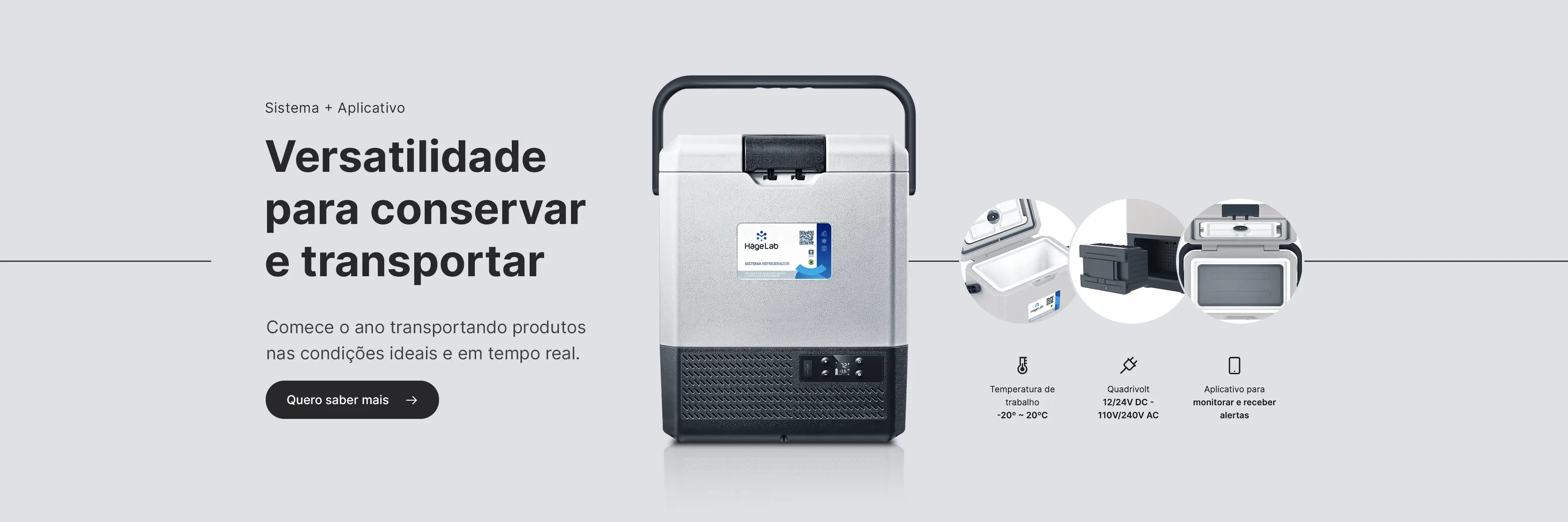 Caixa Refrigerada HageLab - Versatilidade para conservar e transportar