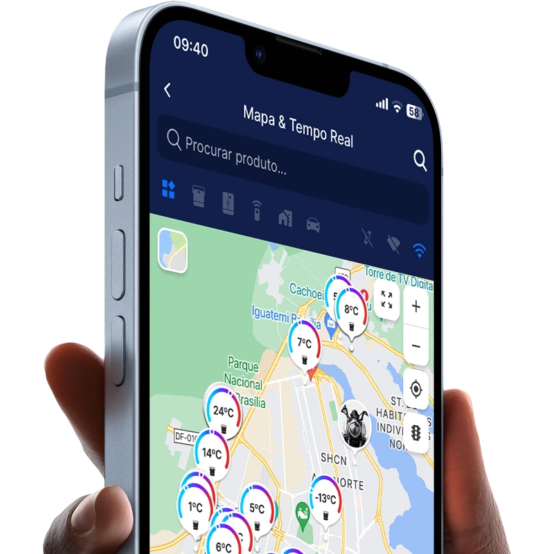 Monitor de temperaturas do aplicativo